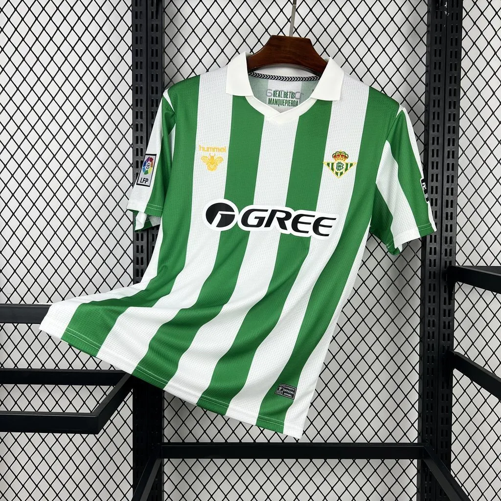 25-26 Real Betis Mens Retro Kit Vintage Soccer T-Shirt AAAAJersey Supply Yupoo 5