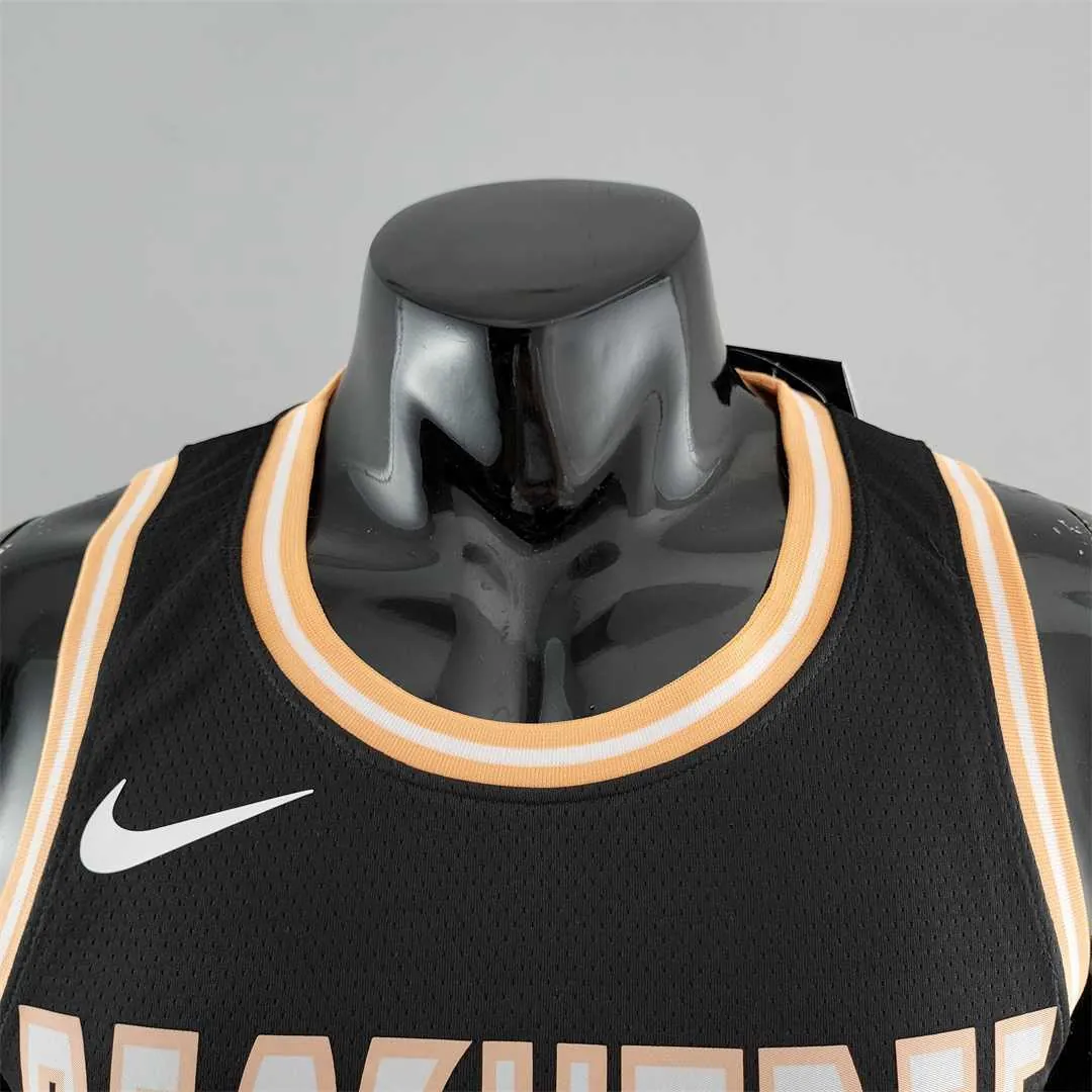 Atlanta Hawks Young #11 Limited Black NBA Jersey 1