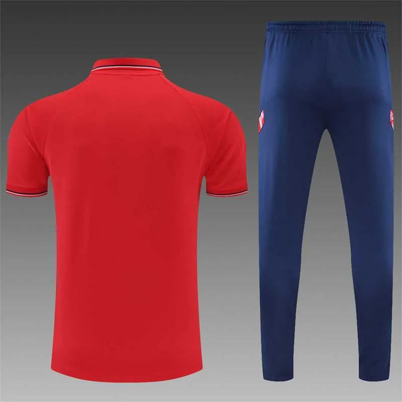 Atletico Madrid Polo red chest print 14