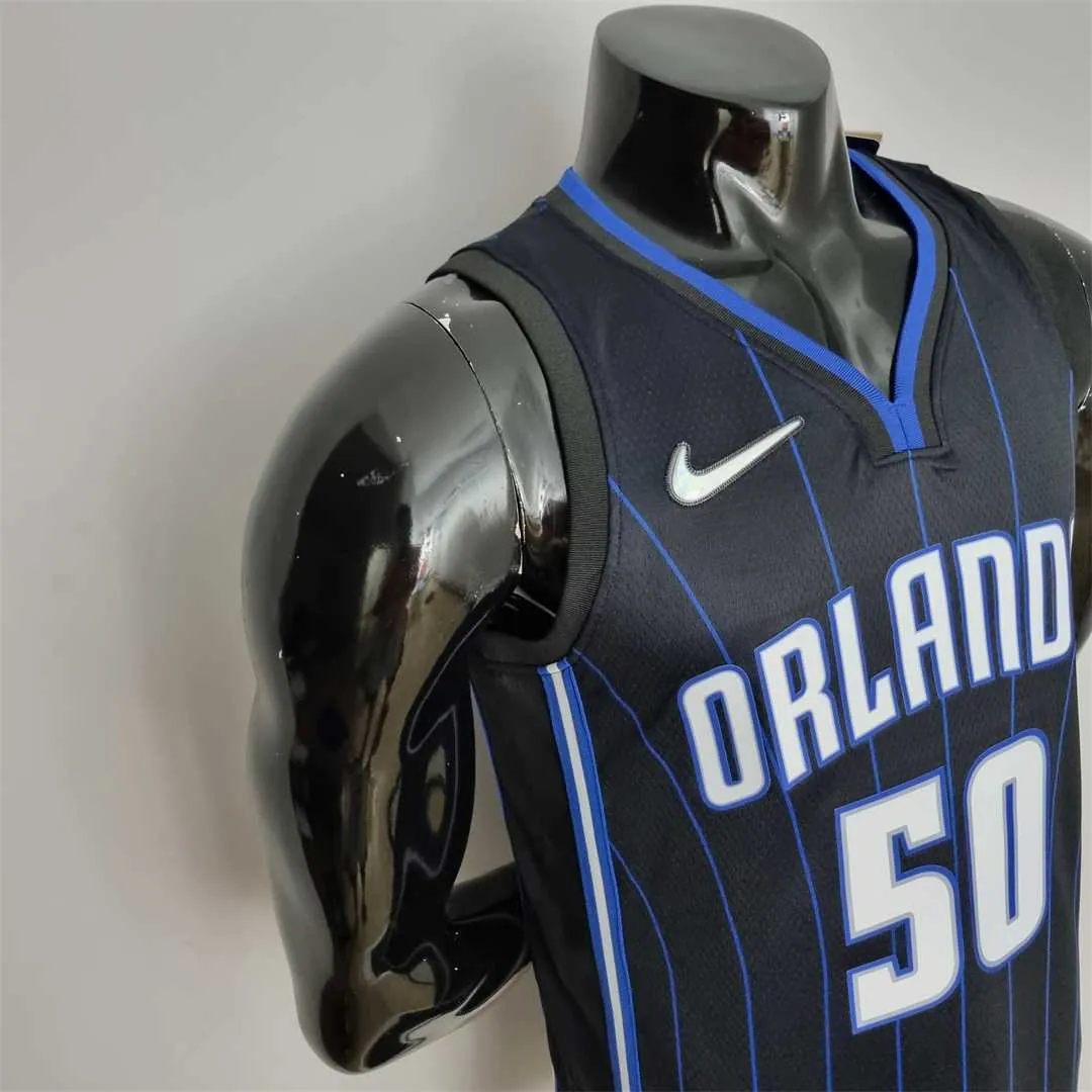 75th Anniversary Anthony#50 Orlando Magic Black NBA Jersey 9