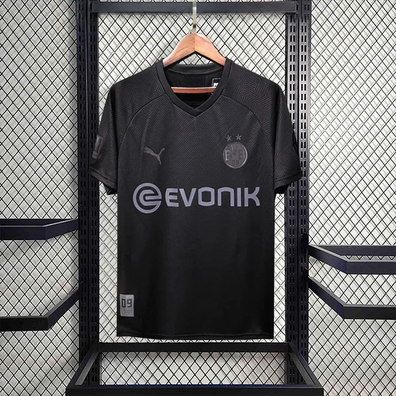 19-20 Dortmund Black Retro Kit Vintage Shirt Football AAAAJersey Supplier 7