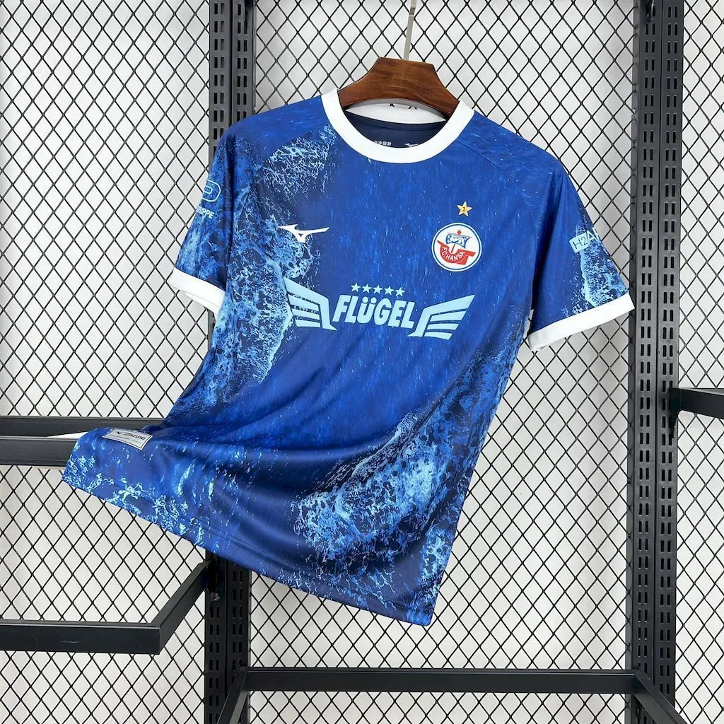 25-26 FC Hansa Rostock Baltic Sea Special Edition Shirt Football Uniform AAAAJersey Wholesale Y 7
