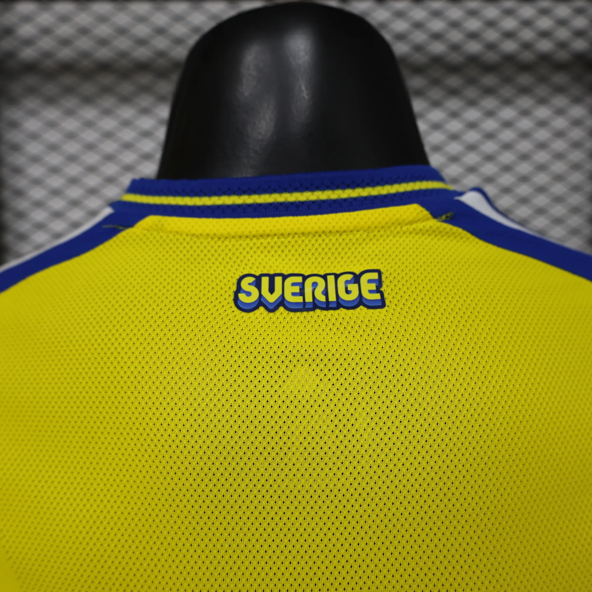 World Cup FIFA 2026 Sweden Mens Home Kit Football Player Version T-Shirt AAAAJerseys Supply Yupoo 3