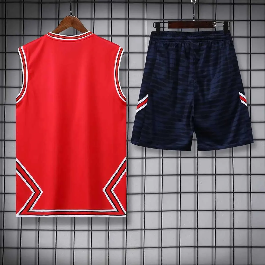 22-23 PSG vest training suit kit red 14
