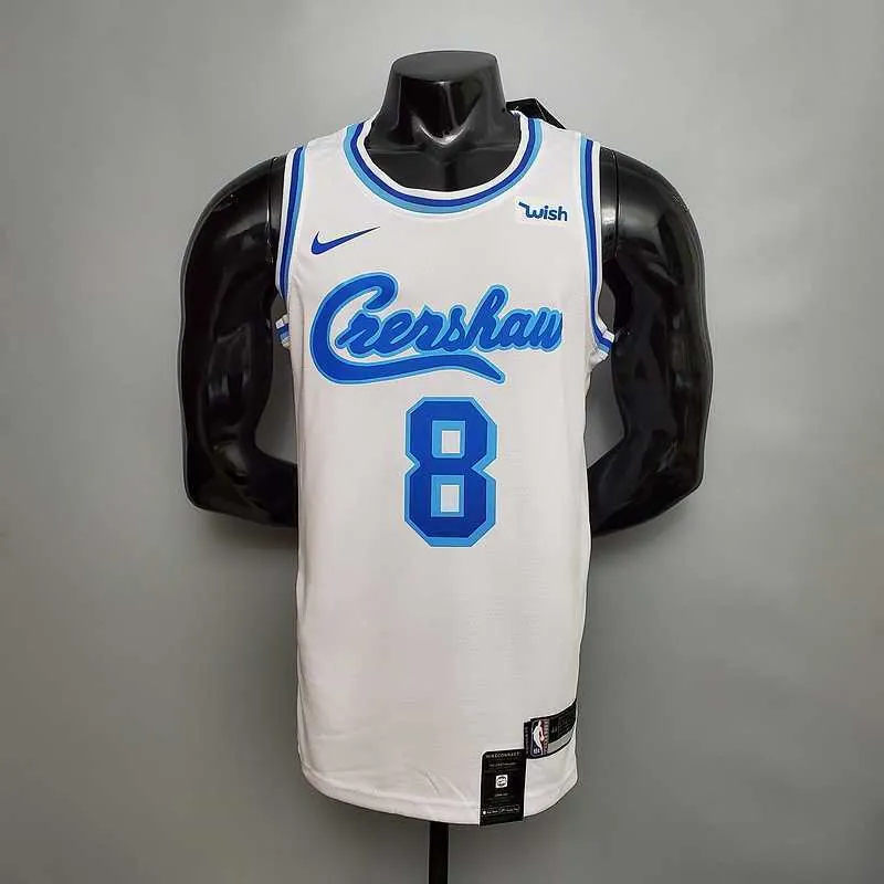 New Bryant #8 Lakers white 8