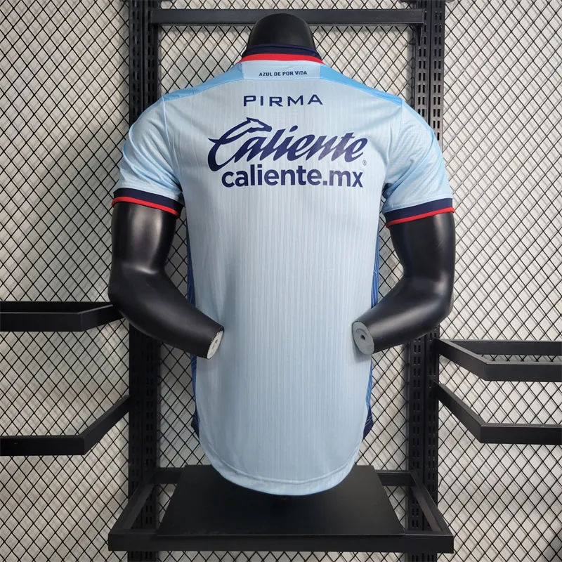 23-24 Cruz Azul Away Light Blue Kit Player Version Shirt Football Jerseys Yupoo 3