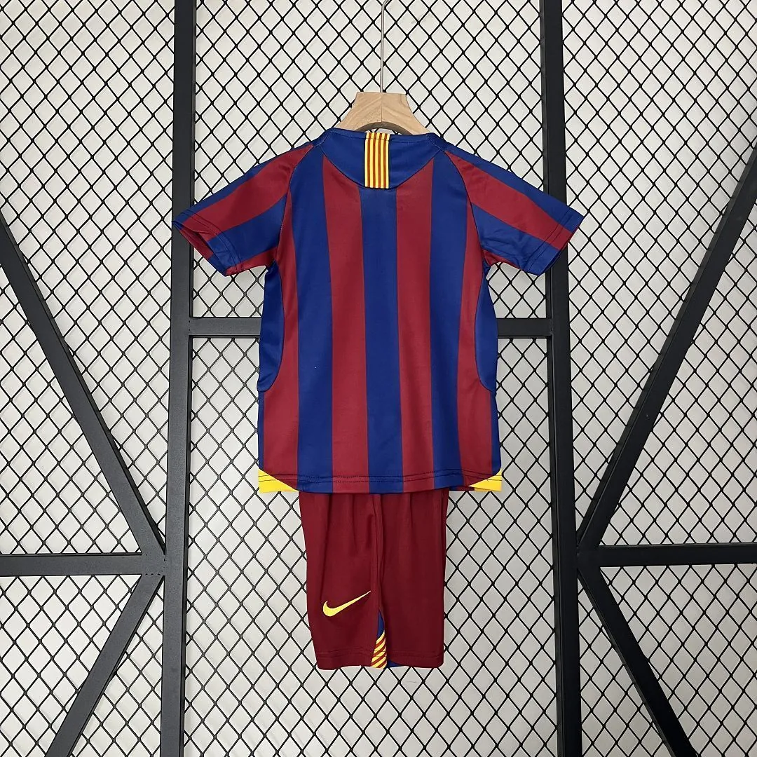 05-06 Barcelona Home Retro Kids Kits Football Jerseys Yupoo 6