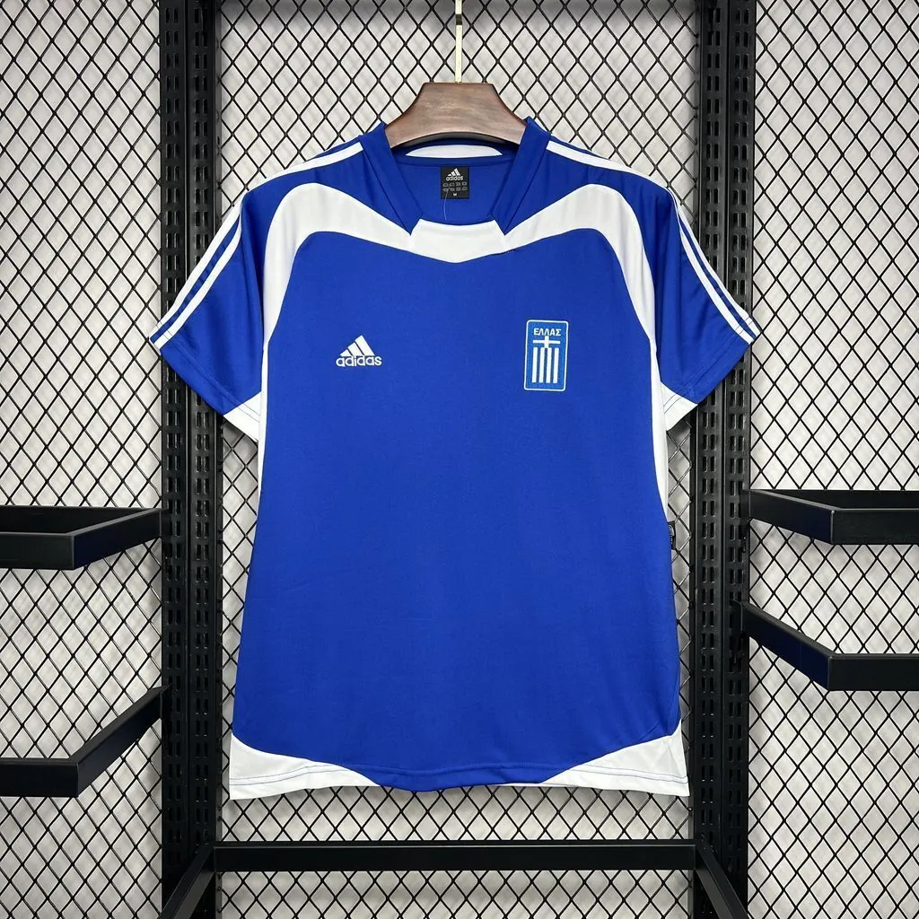 2004 Greece Home Retro Kit Vintage Shirt Sport AAAAJersey Yupoo 7