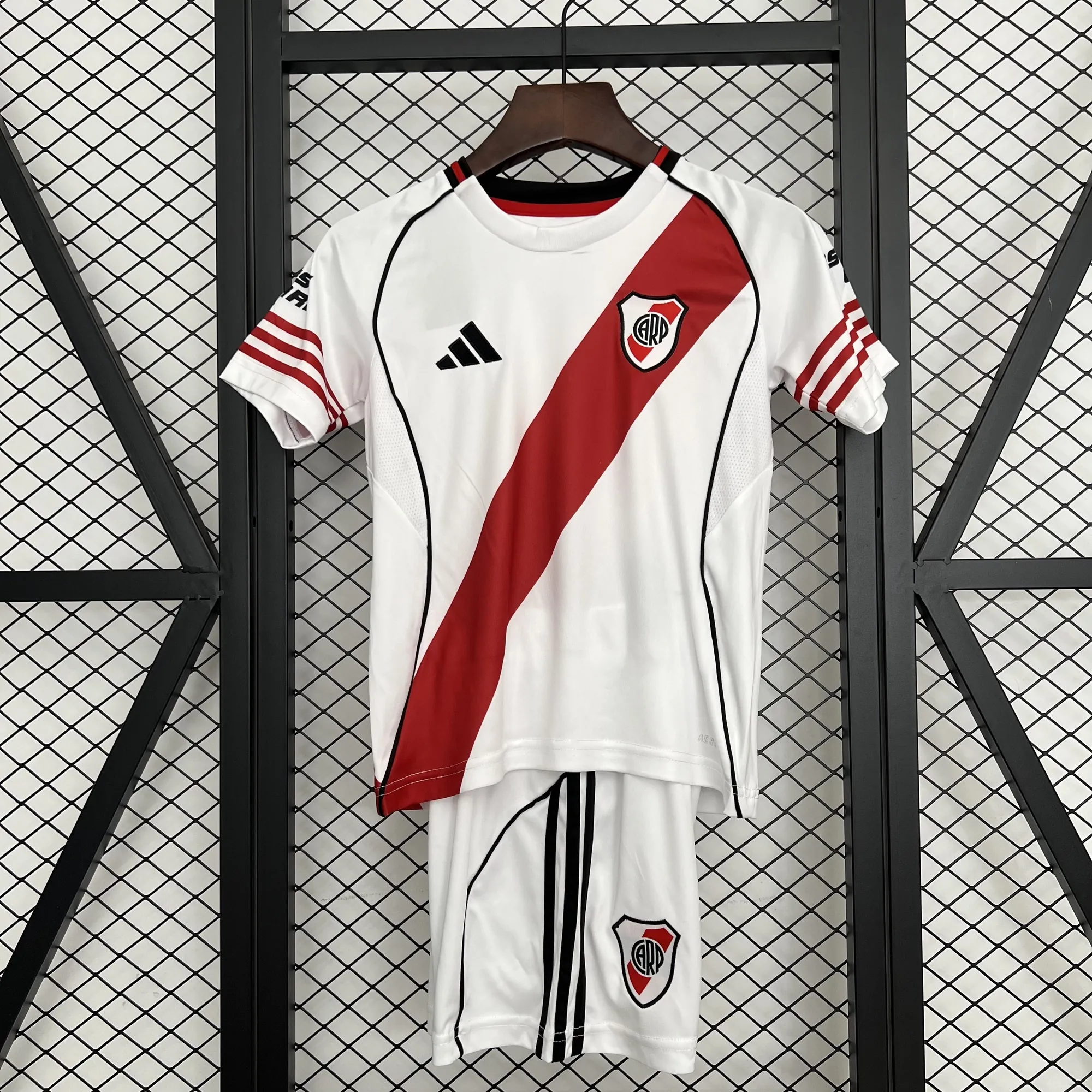 25-26 River Plate Home Kids Kit Futbol Youth Clothing Sports Suits AAAAJersey Supply Yupoo 5