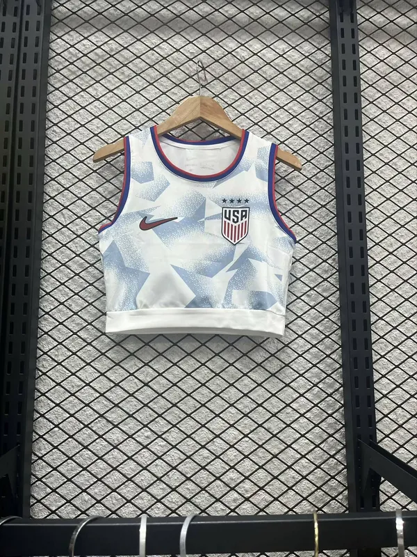 2025 USA United States Away Women Cheap Soccer Kit Lady Vest Apparels AAAAJersey Supply Yupoo 3