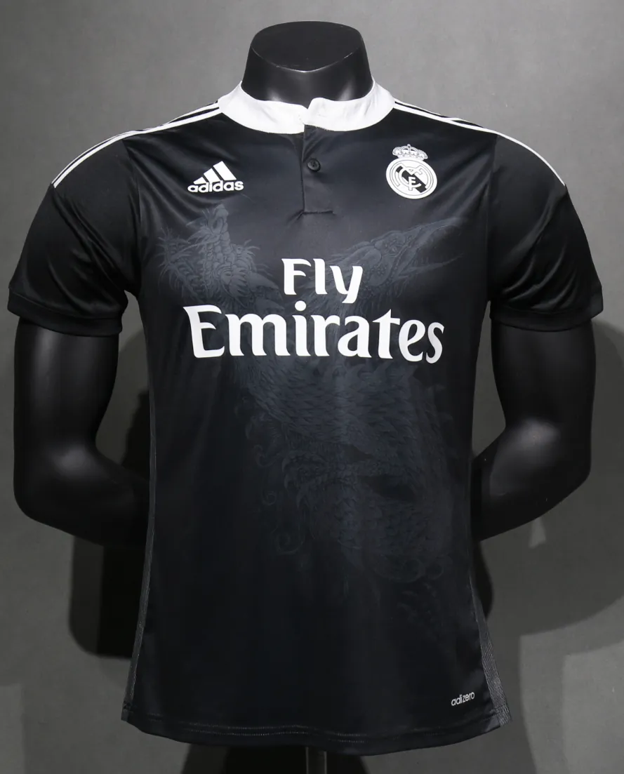 14-15 Real Madrid Third Away Retro Kit Vintage Player Version Sino Shirt AAAAJersey Dropship Yu 4