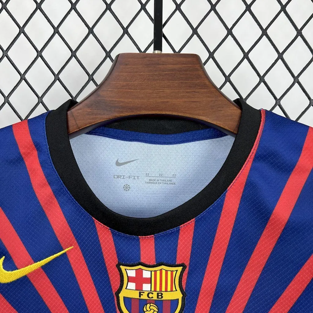 25-26 Barcelona x One Piece Luffy Special Edition Kid Kits Youth Apparels AAAAJersey Wholesale 1