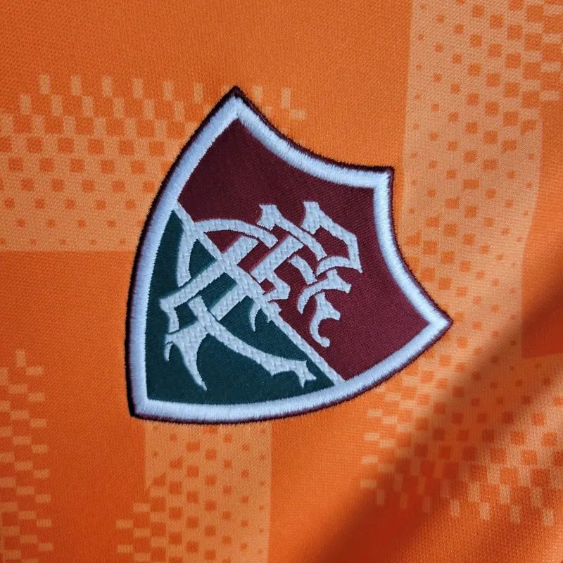 24-25 Fluminense Training Women Kit Orange Lady Shirt Football AAAAJersey Supplier 3