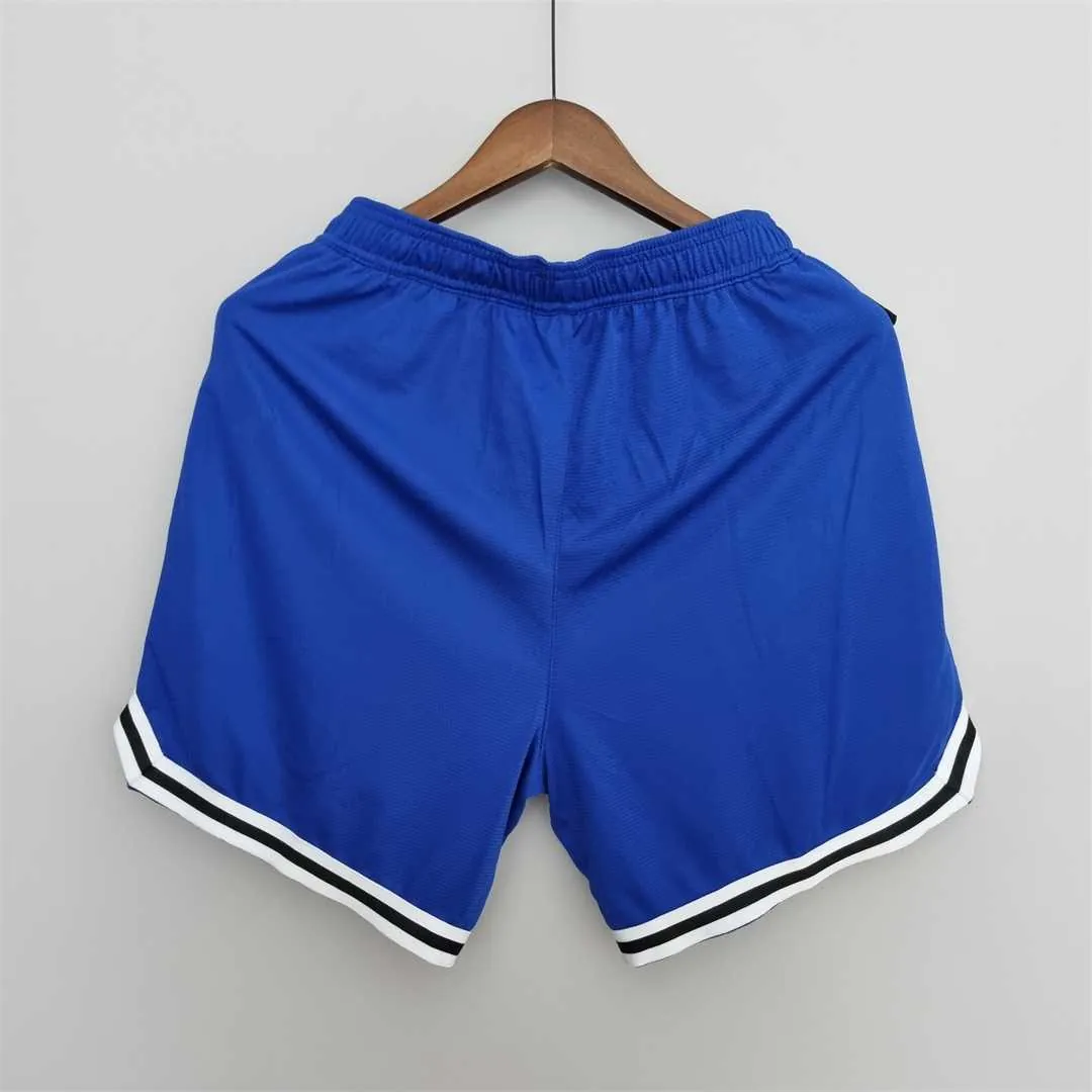 2022 Golden State Warriors NBA US Training Shorts Blue 5