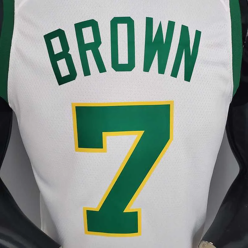 BROWN#7 Celtics White Platinum Limited 7