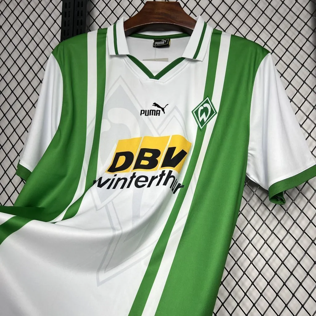 96-97 Werder Bremen Home Retro Kit Vintage Shirt Soccer AAAAJersey Yupoo 4