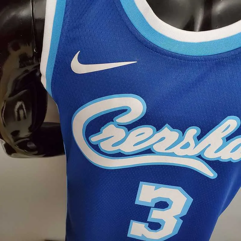 New DAVIS#3 Lakers blue 3