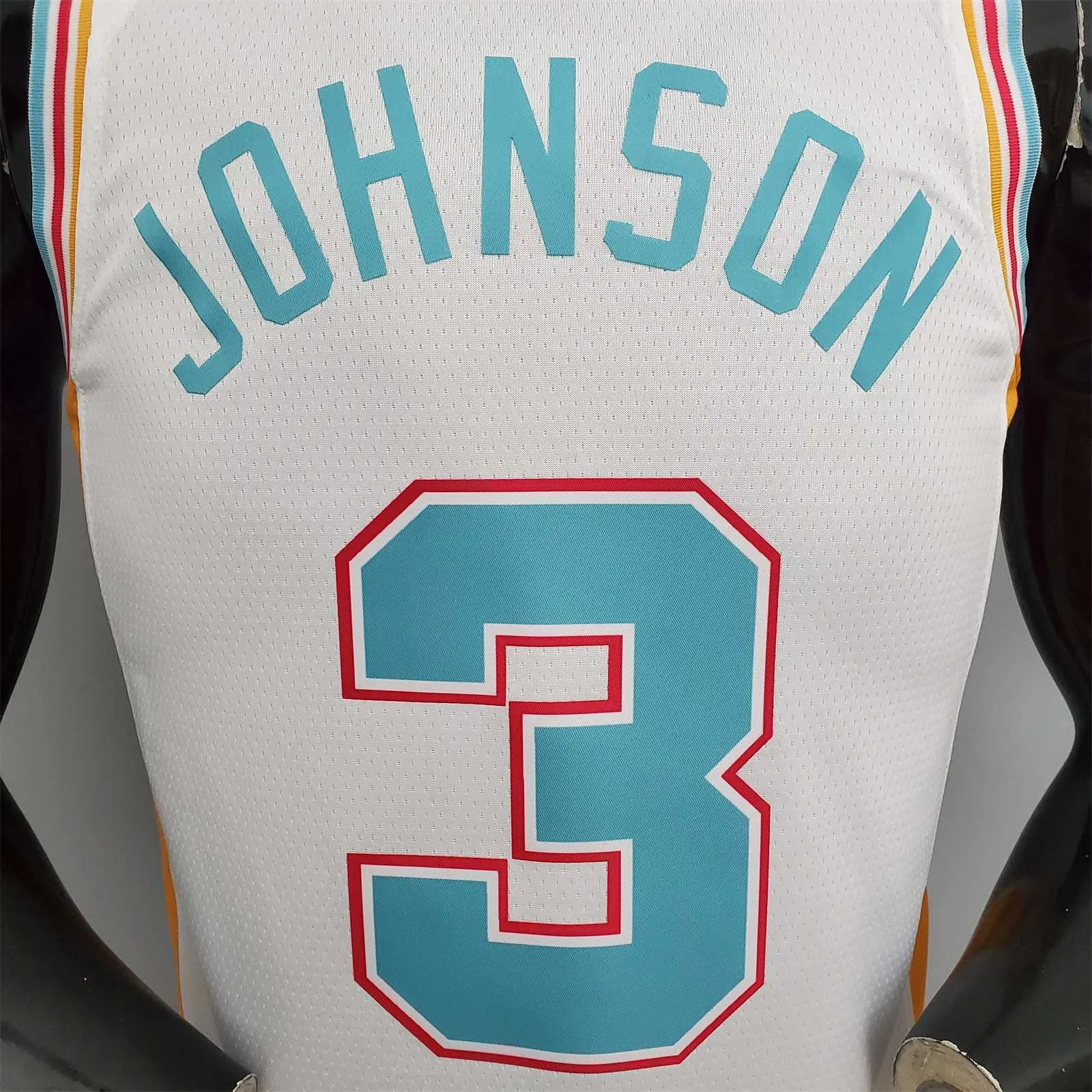 2022 season Johnson #3 Spurs City Edition white 6
