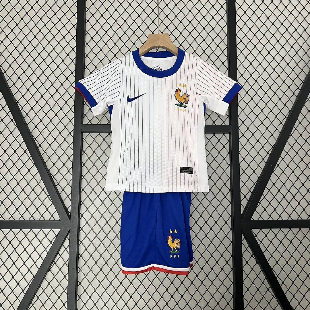 2024 France Away Kid Kits Children Sets Best Jerseys Yupoo 7