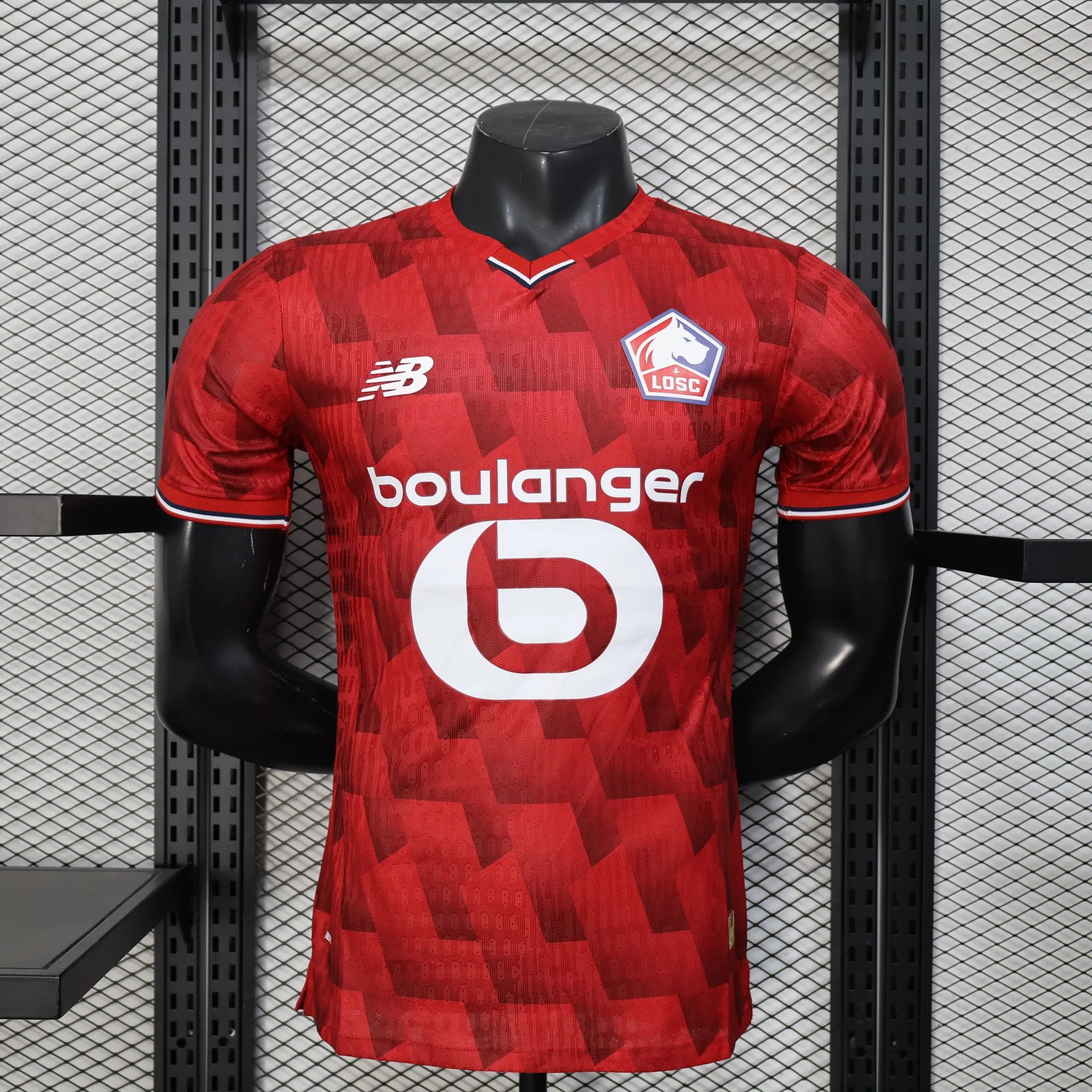25-26 Lille Home Kit Player Version Soccer Shirt ete Sport AAAAJersey Factory Yupoo 7