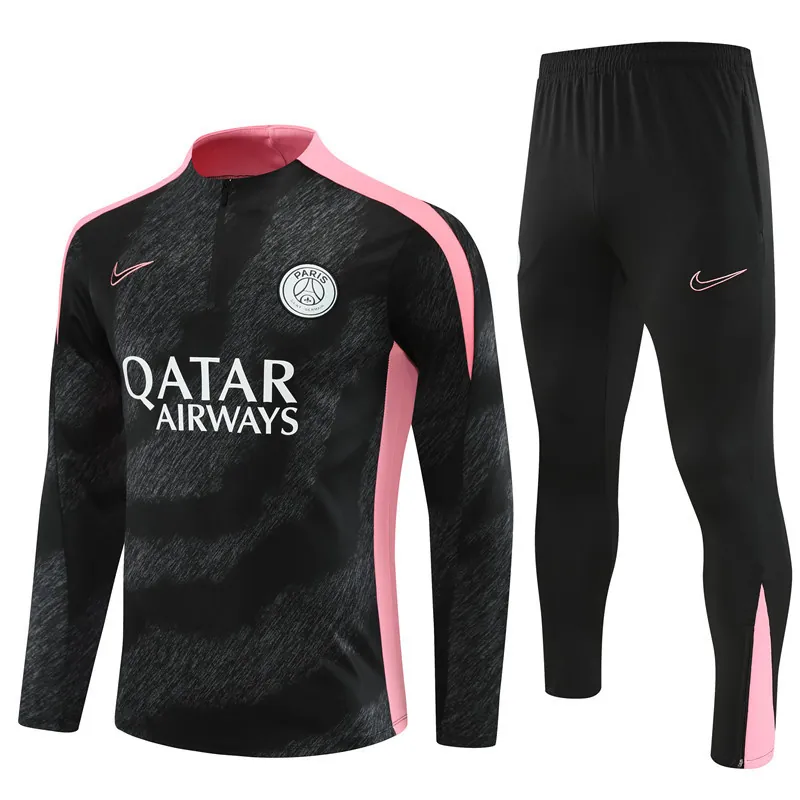 24-25 PSG Long Sleeve Training Suit Football Shirts 4