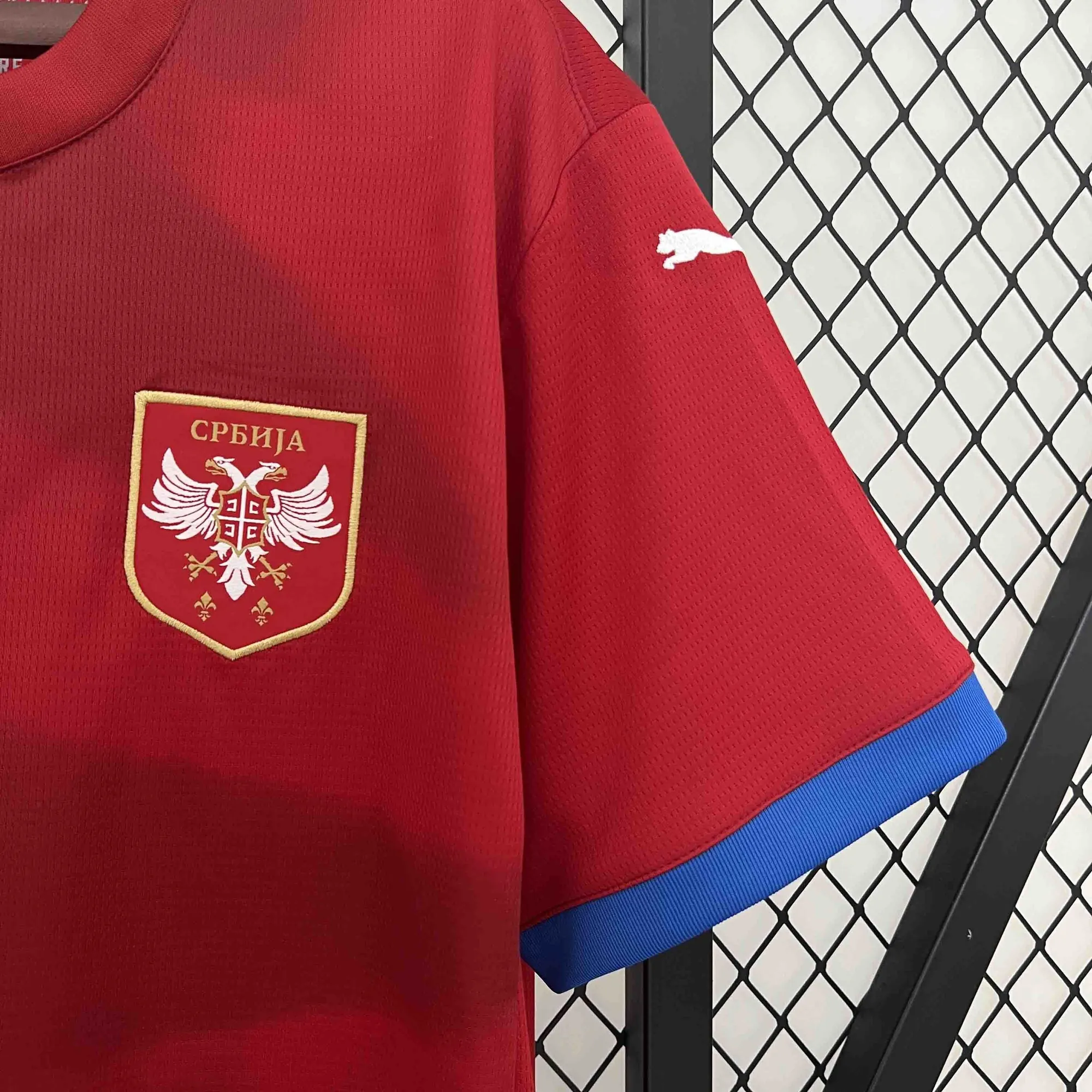 2024 Serbia Home Kit UEFA Euro Shirt Soccer Jerseys Yupoo 3