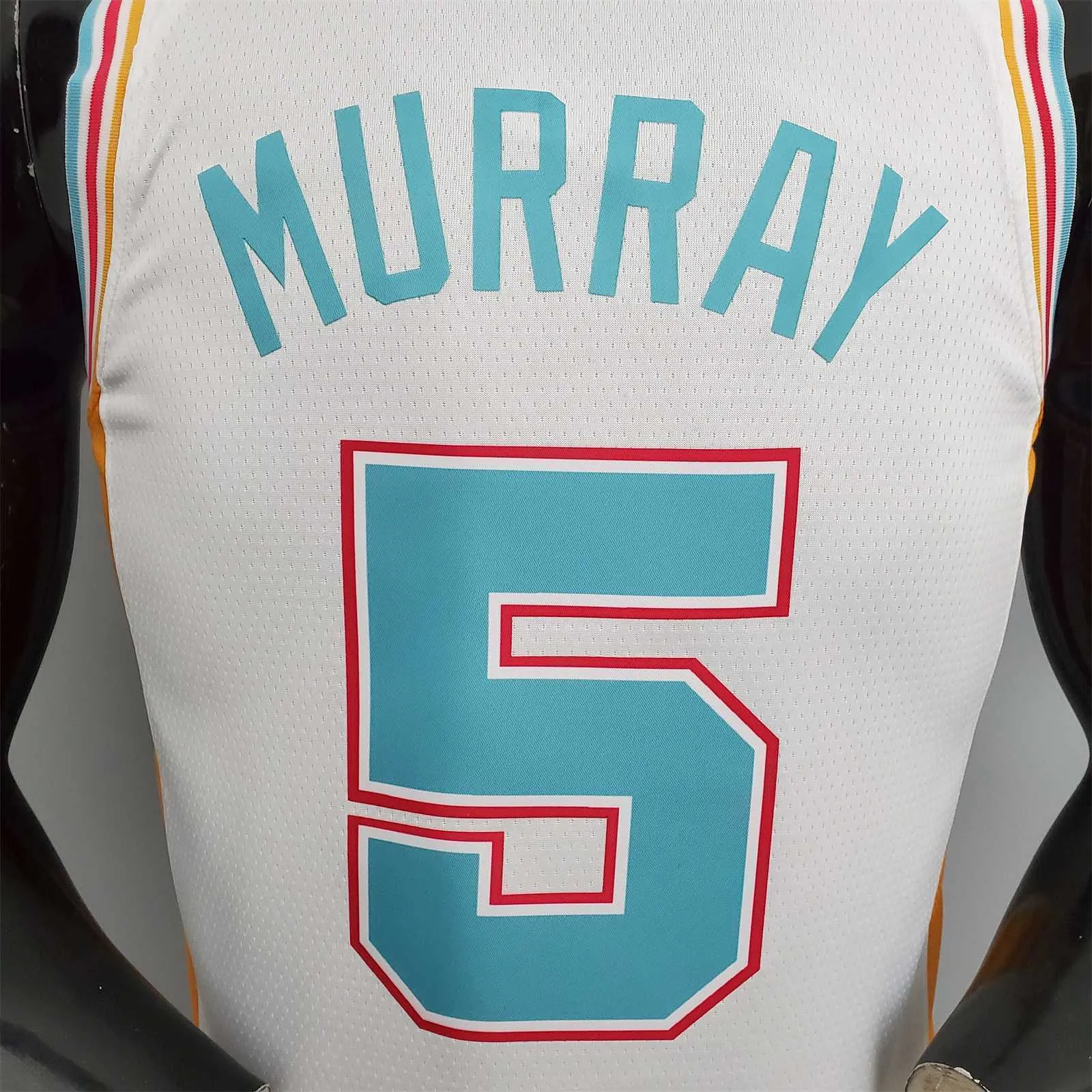 2022 season Murray#5 Spurs City Edition white 2