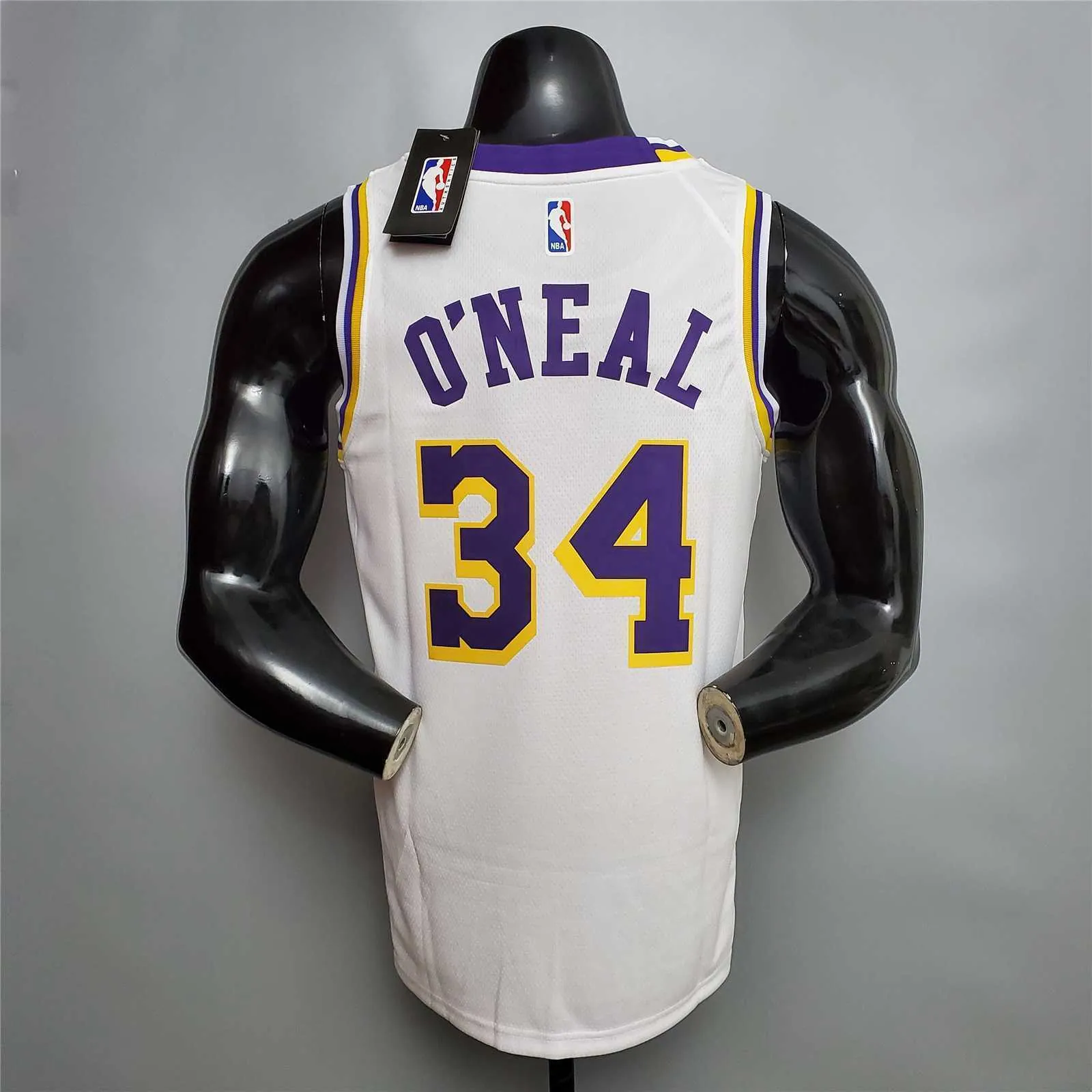 O'Neal #34 Lakers Round neck white 5