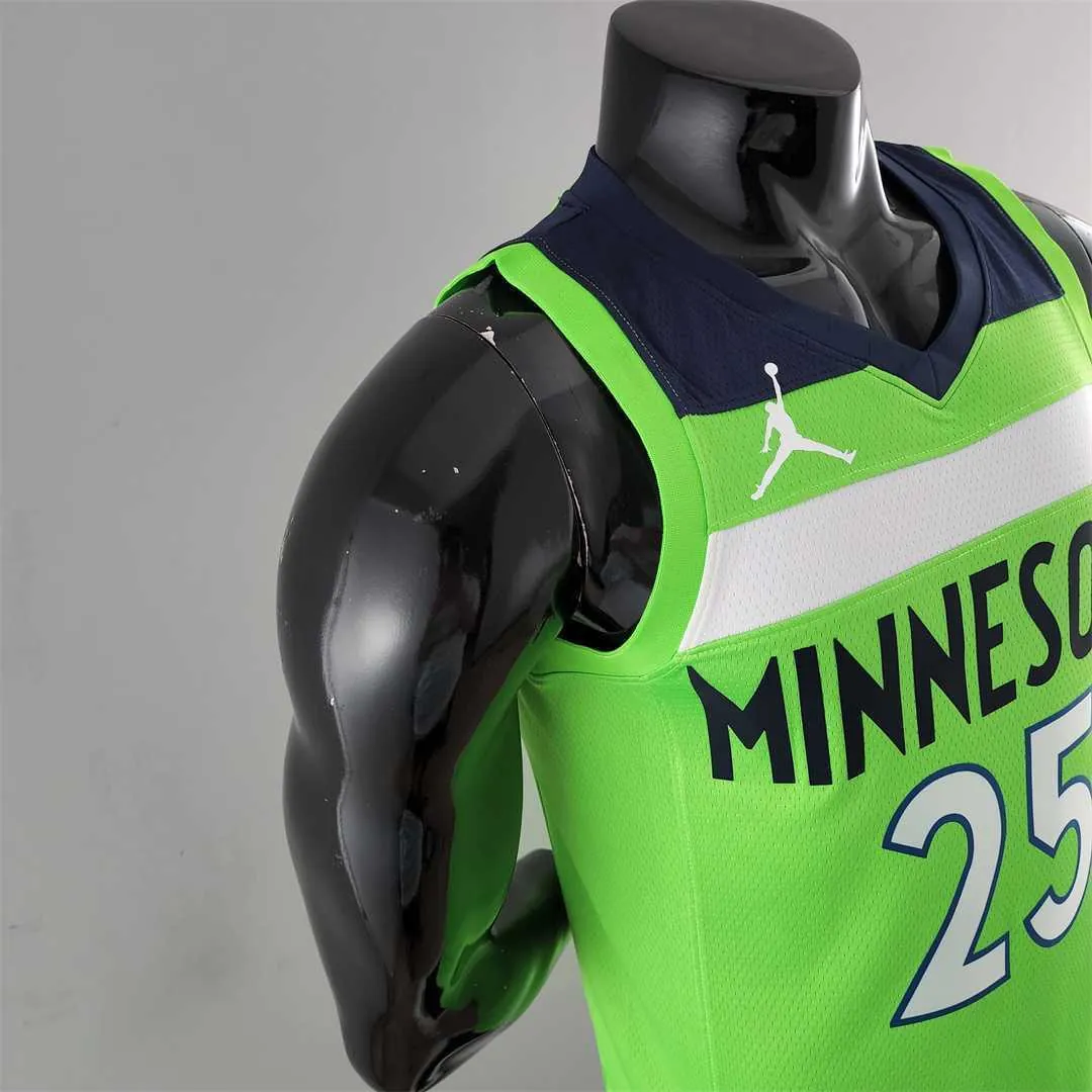 Minnesota Timberwolves ROSE#25 Air Jordan NBA Jersey Blue 6