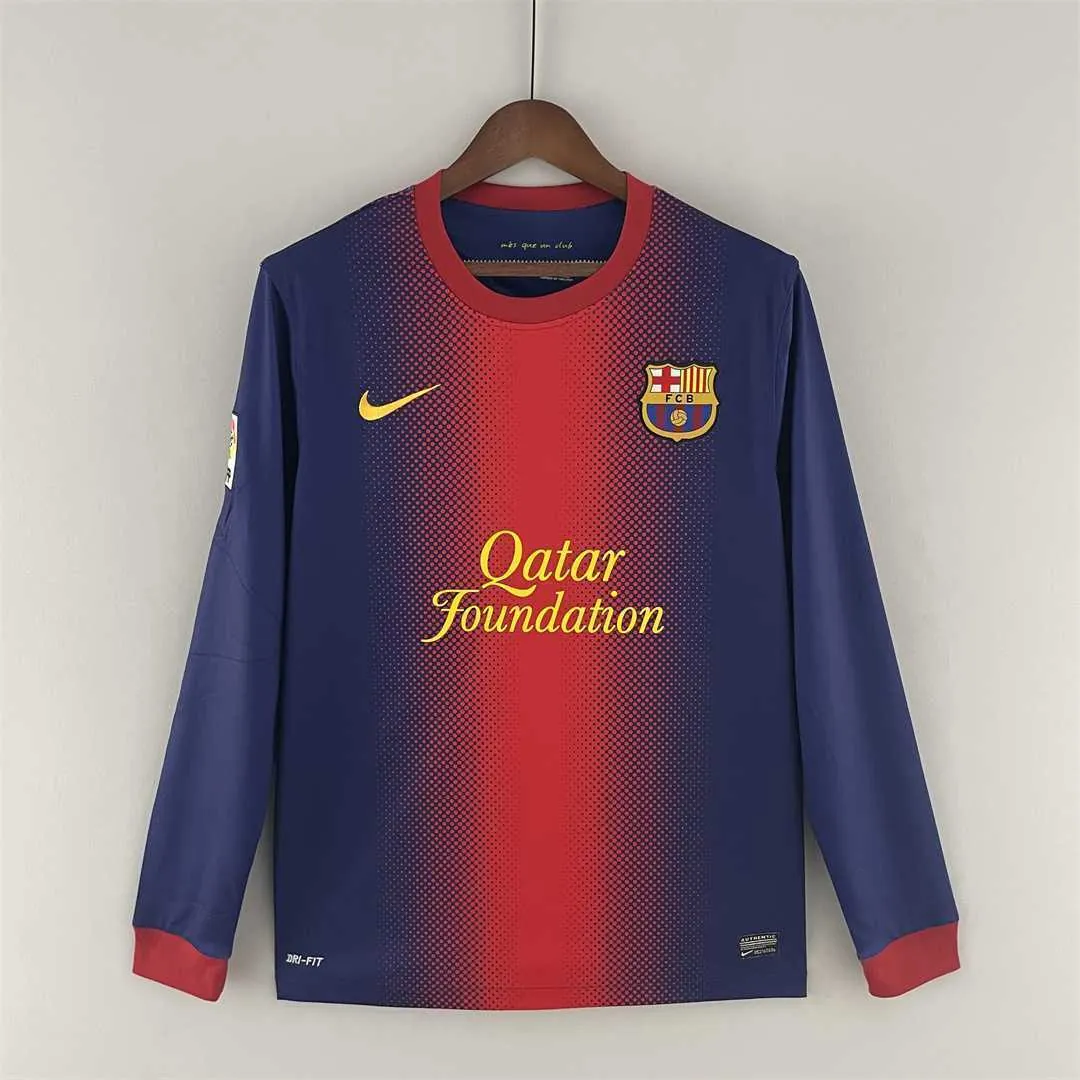 12-13 Barcelona home long sleeve 10
