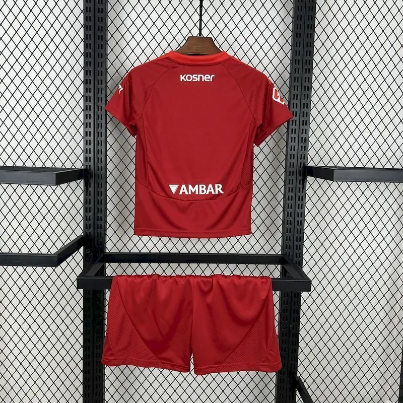 24-25 Real Zaragoza Away Kid Kits Youth Apparels Soccer AAAAJersey Yupoo 2
