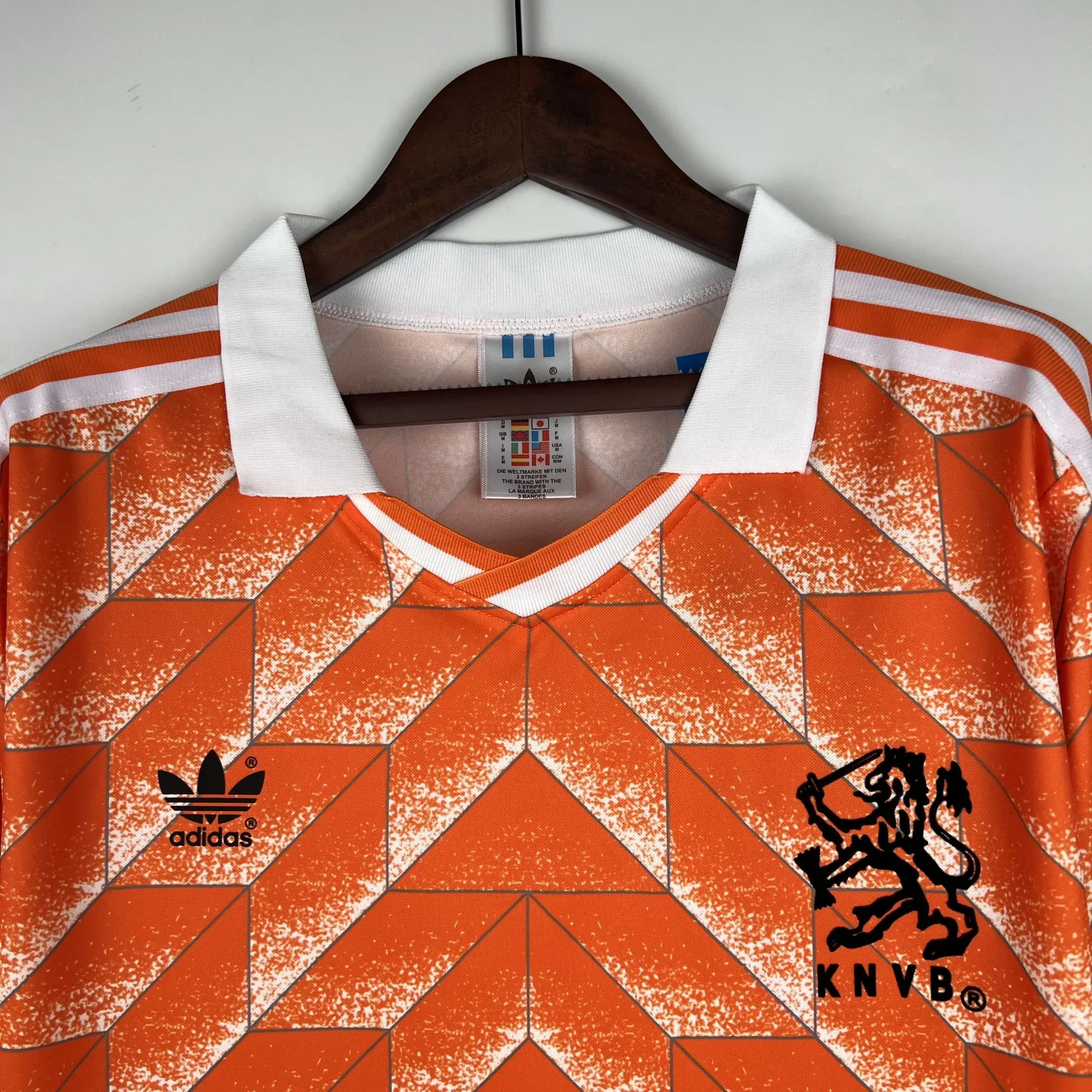 1988 Retro Long Sleeve Netherlands Home S-XXL 5
