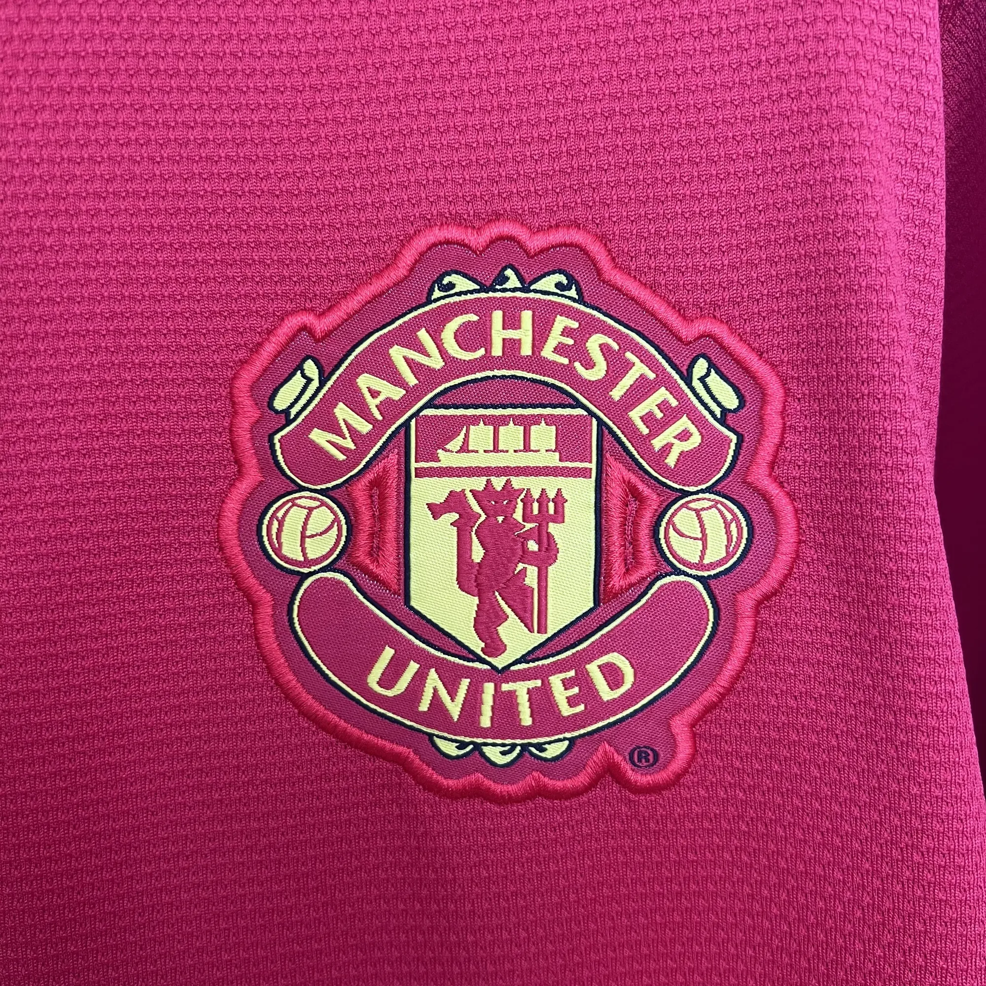 13-14 Manchester United Home Retro Kit Long Sleeve Shirt Cheap AAAAJerseys Supply Yupoo 2