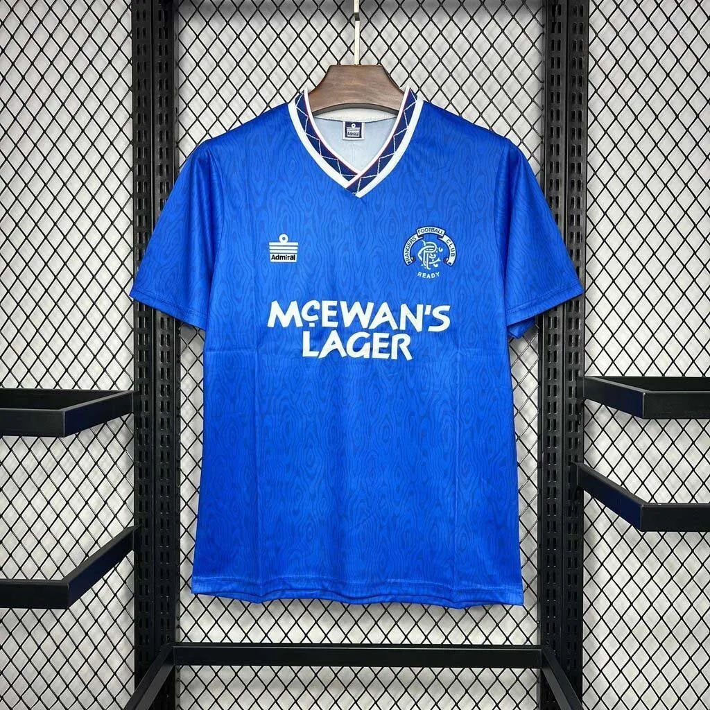 90-92 Rangers Home Retro Kit Vintage Shirt Sport AAAAJersey Yupoo 7