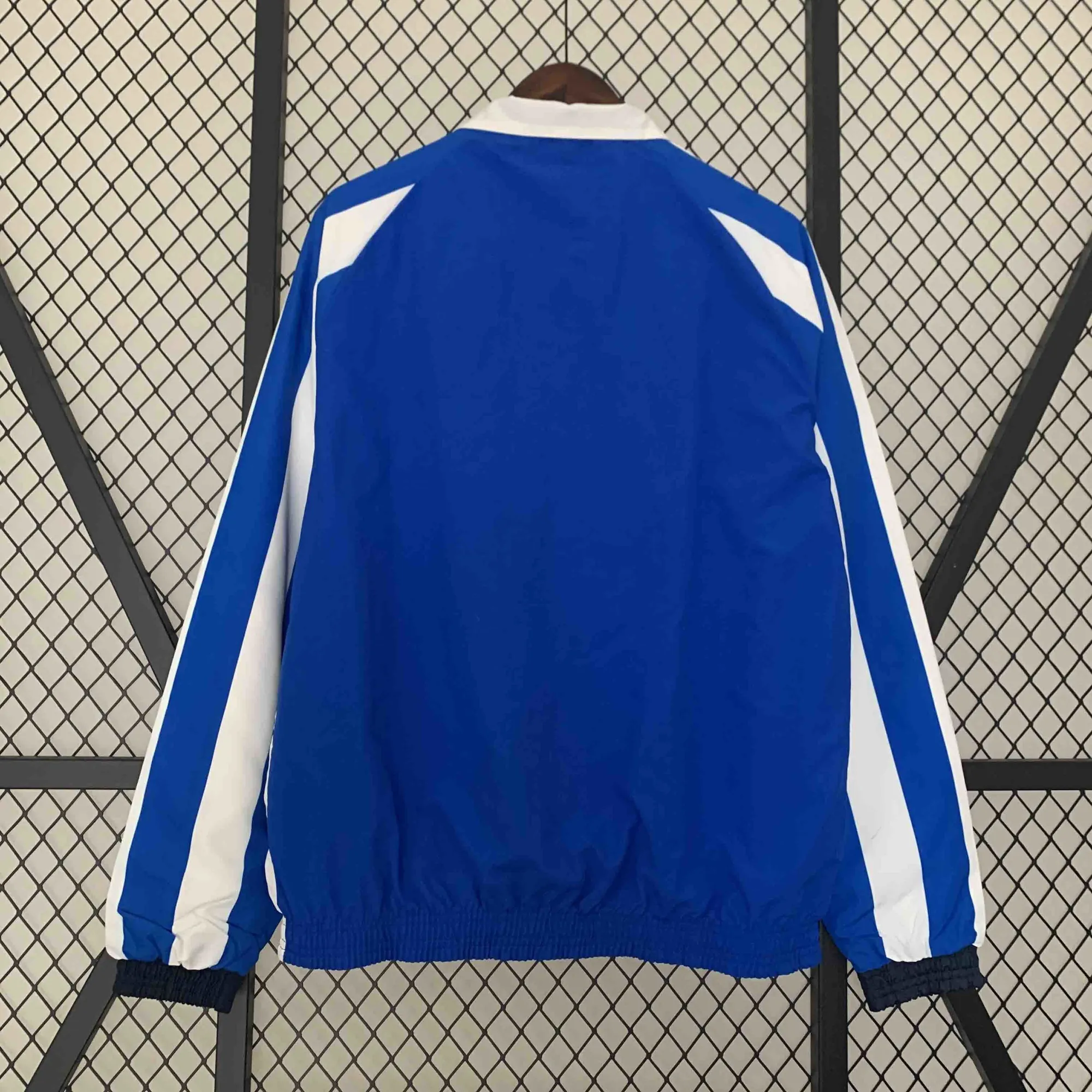 23-24 Napoli Reversible Windbreaker White&Blue Double-Sides Jacket Soccer Jerseys For Sale 2