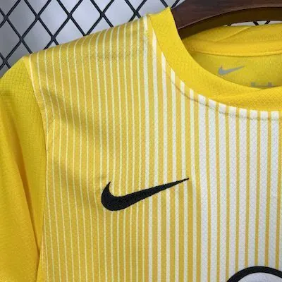 25-26 Atletico Madrid Yellow Goalkeeper Kid Kits Youth Apparels Sino AAAAJersey Supply Yupoo 5