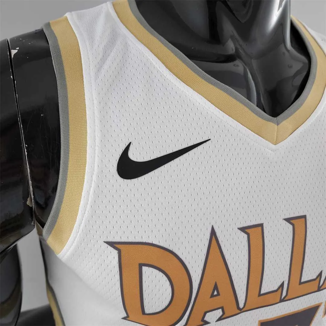 2020 Dallas Mavericks DONCIC#77 City Edition White NBA Jersey 3