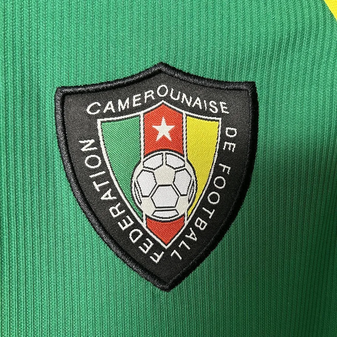 1998 Cameroon Home Retro Kit Vintage Shirt AAAAJersey Wholesale Yupoo 5