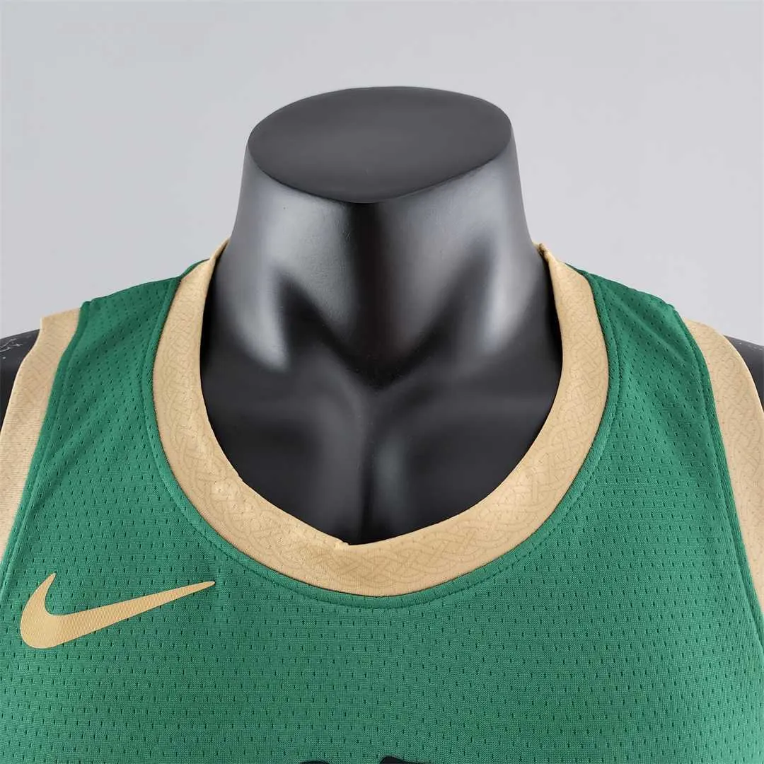 2020 IRVING #11 Boston Celtics City Edition Green NBA Jersey 4