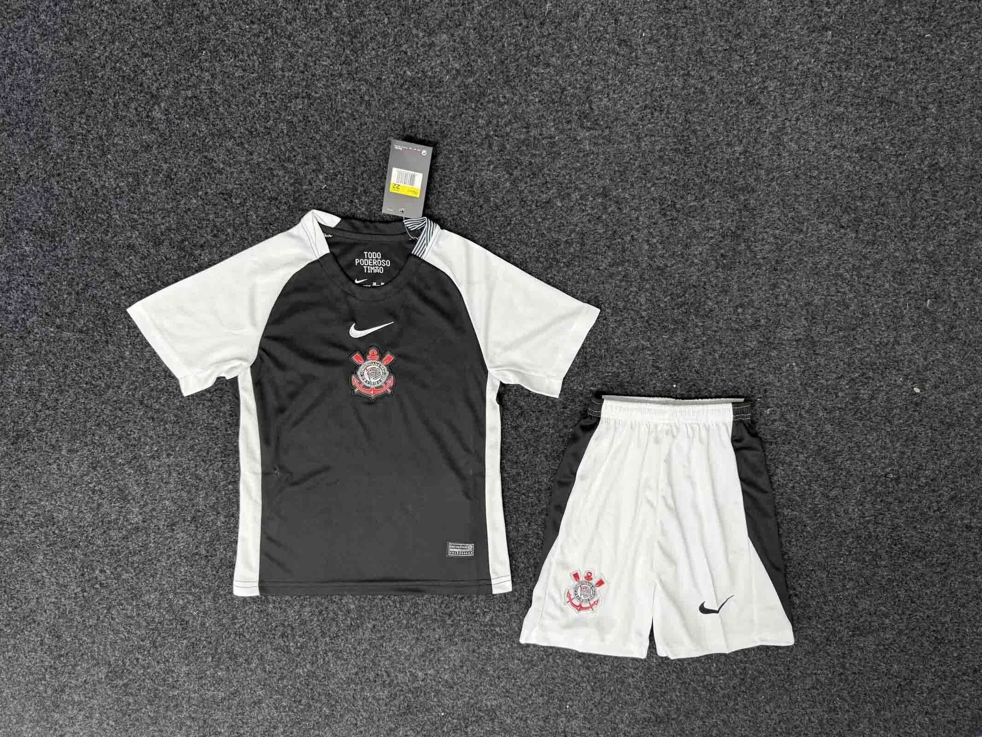 25-26 Corinthians Away Kid Kits Soccer AAAAJersey Yupoo 16-28 2