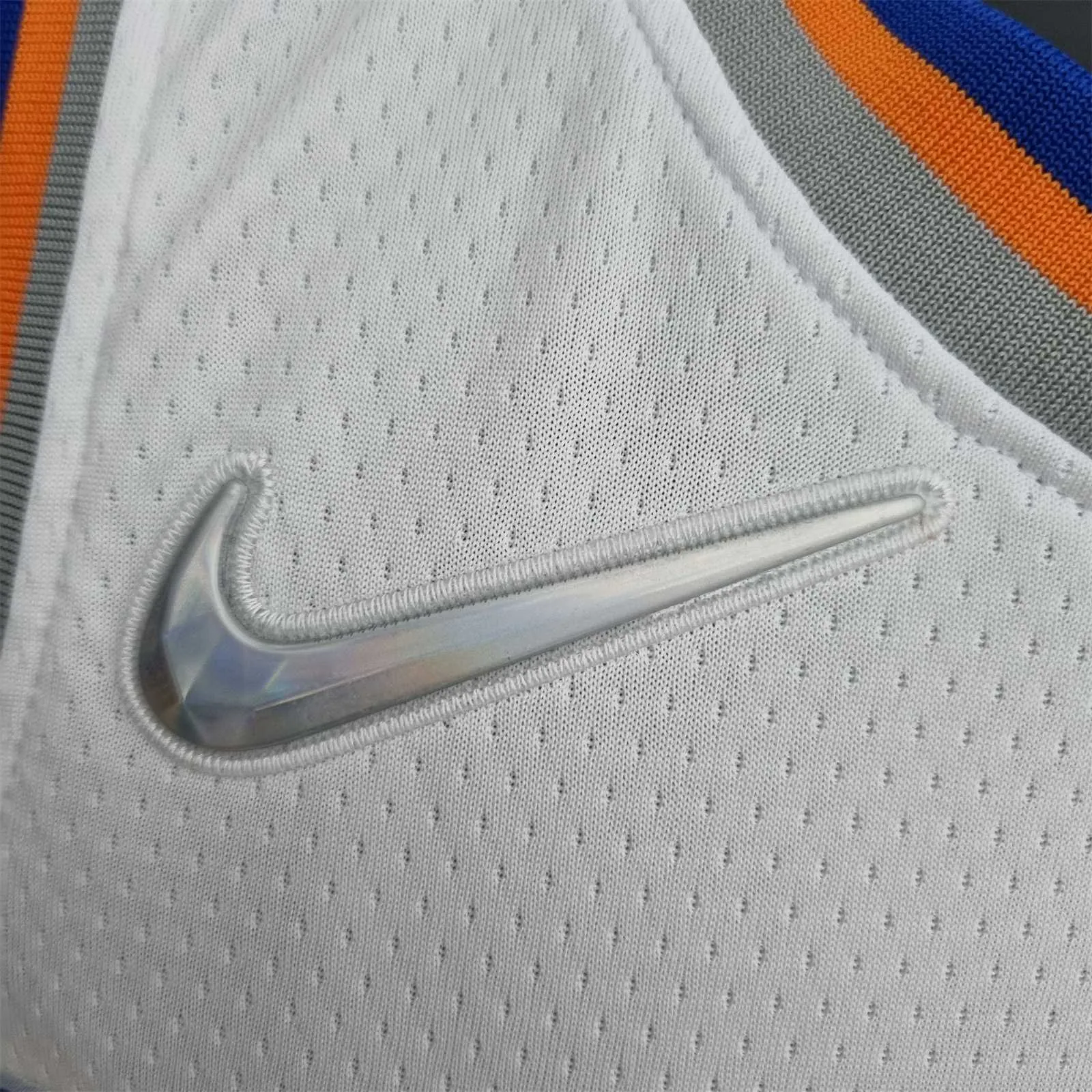75th Anniversary Randle #30 New York Knicks White NBA Jersey 4