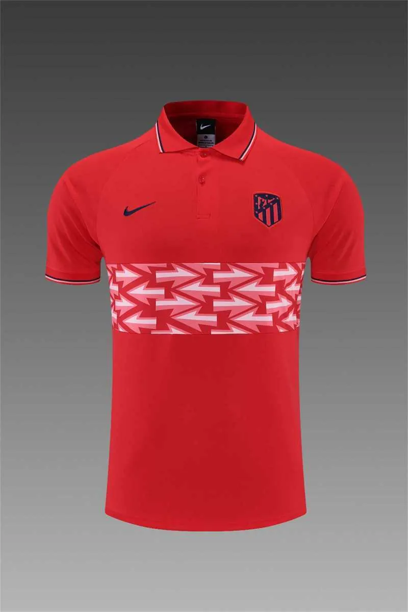Atletico Madrid Polo red chest print 19