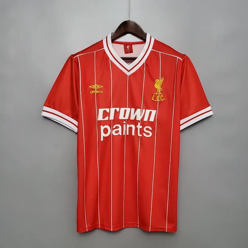 1984 Retro Liverpool Soccer Jersey Home S-2XL 2