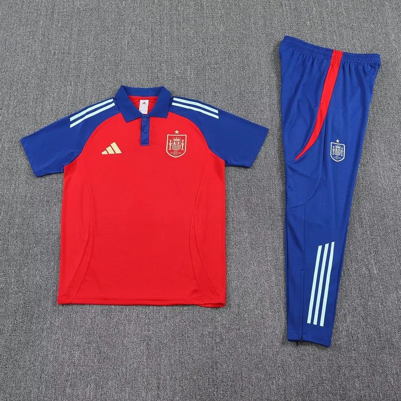 25-26 Spain Training Red Polo Kit Soccer AAAAJersey Yupoo 2