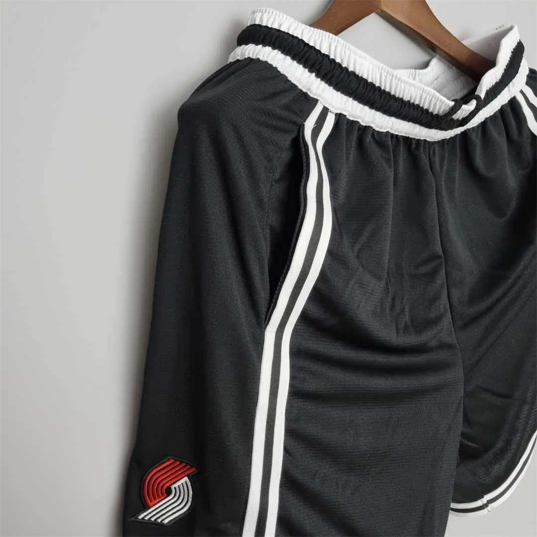 2022 Portland Trail Blazers NBA US Training Shorts Black 1