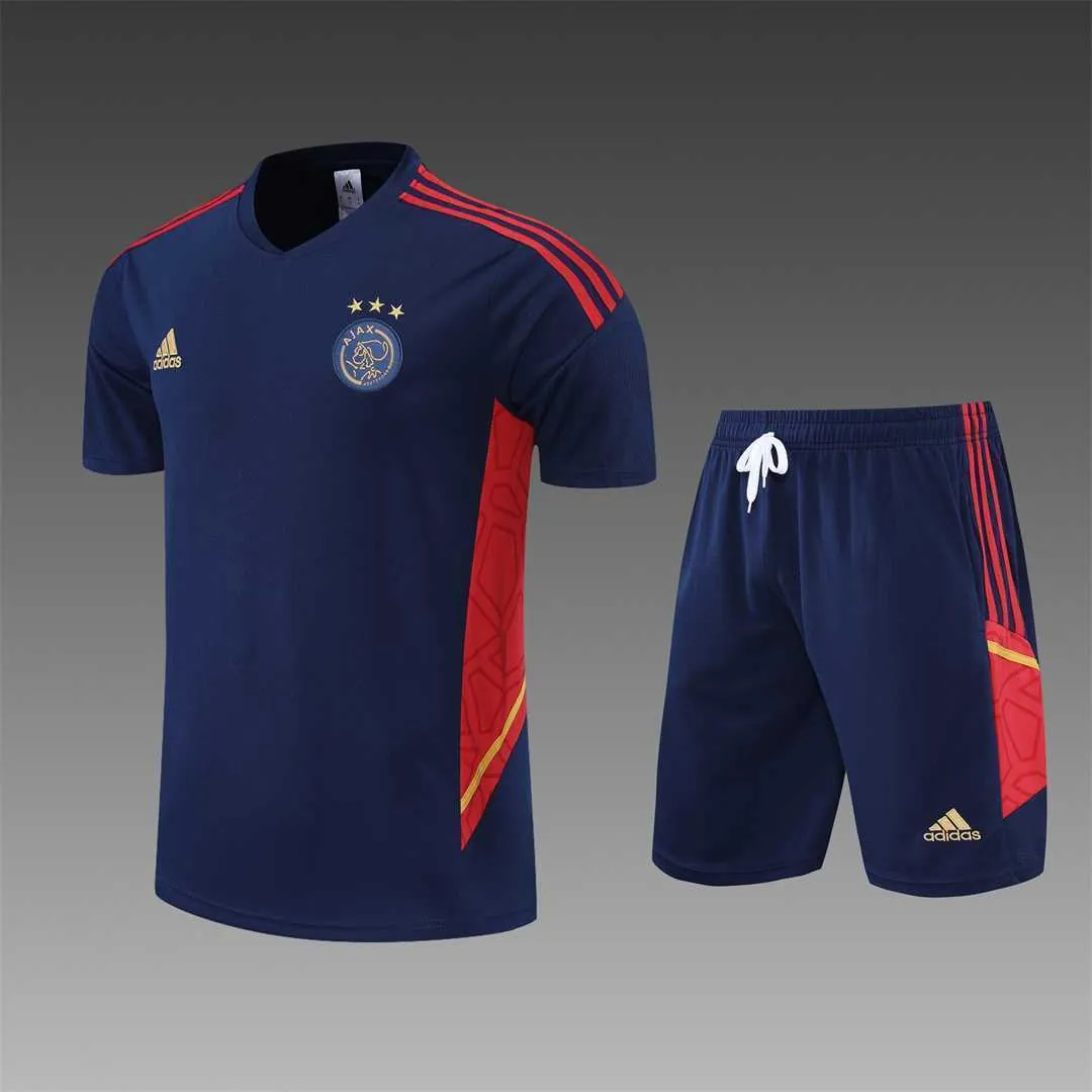 22-23 Ajax Training Suit Short Sleeve Kit Royal Blue 18