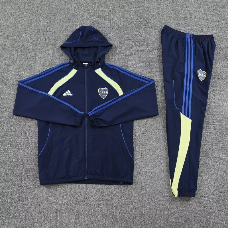 25-26 Boca Juniors Windbreaker Jackets Kit AAAAJersey Supply Yupoo 1