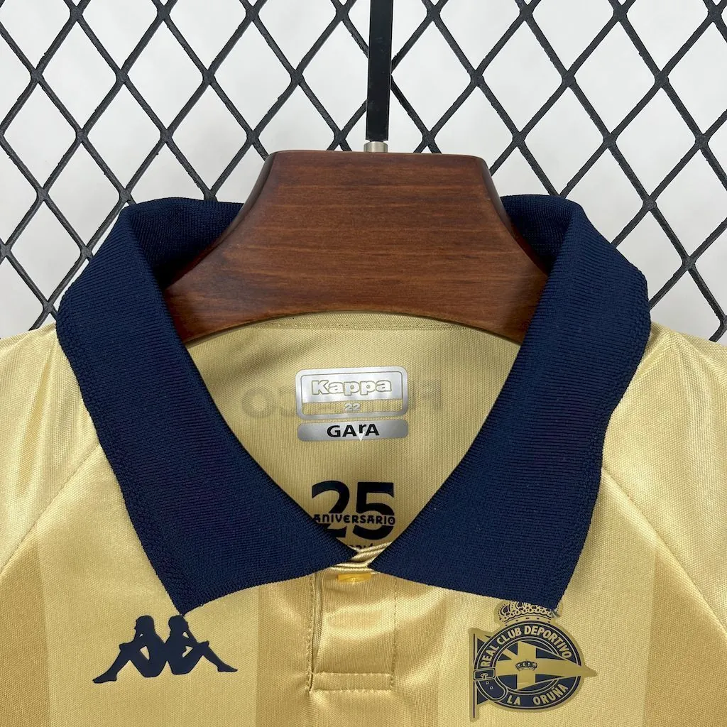 25-26 Deportivo de La Coruna 25th Anniversary Edition Kid Kits Youth Apparels AAAAJersey Supply 9