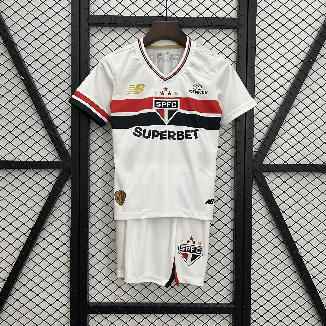 25-26 Sao Paulo Home Kid Kits Yourth Apparels AAAAJersey Supply Yupoo 8