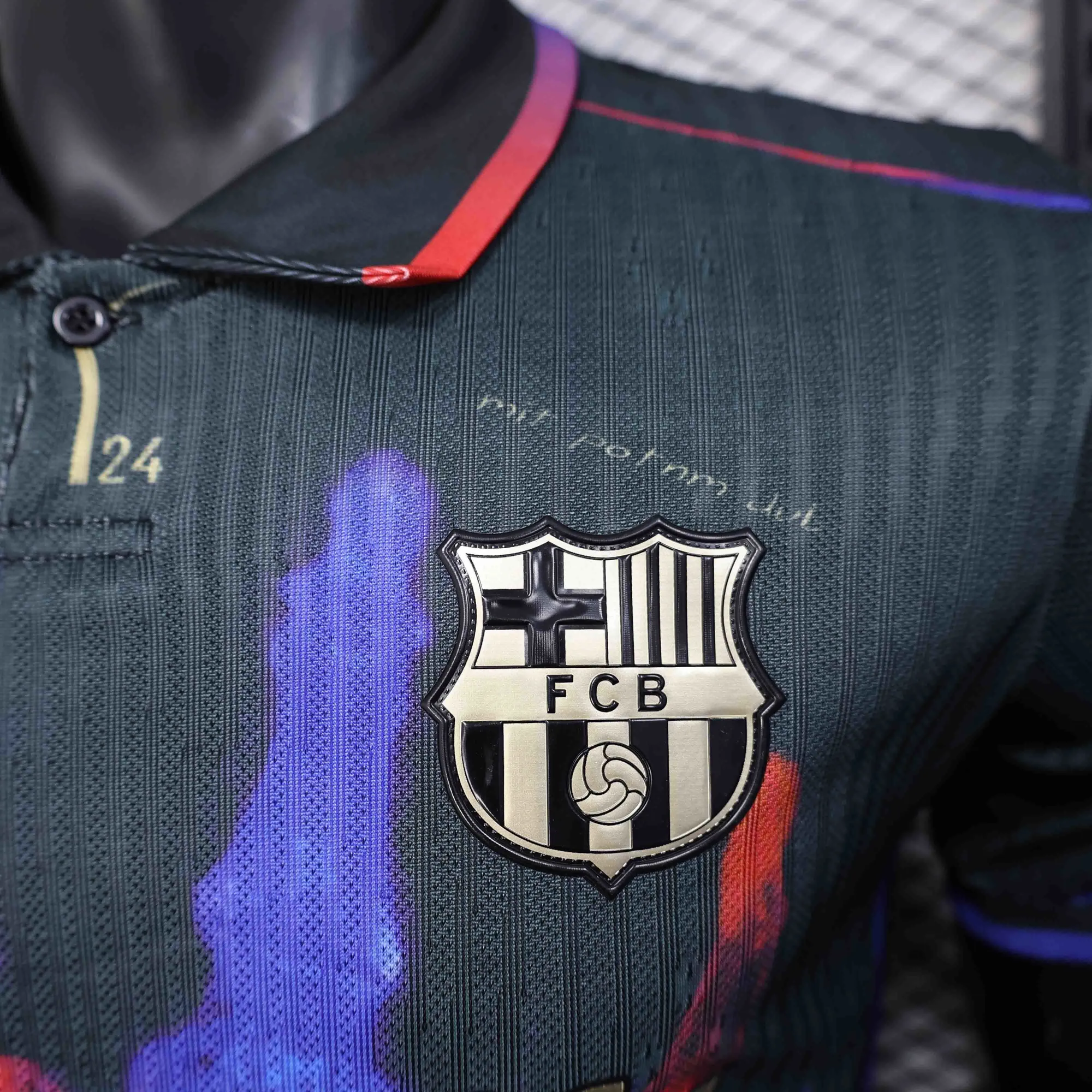 25-26 Barcelona Black Kit Special Edition player version Soccer AAAAJersey Yupoo 1